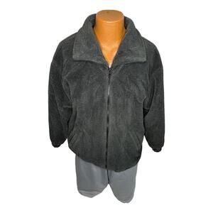 Forecaster Sport Men’s Dark Gray Fleece Full Zip Jacket, XS, Pre-owned